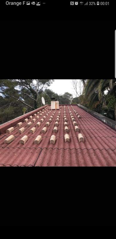 Installation d'étanchéité toiture à Biot